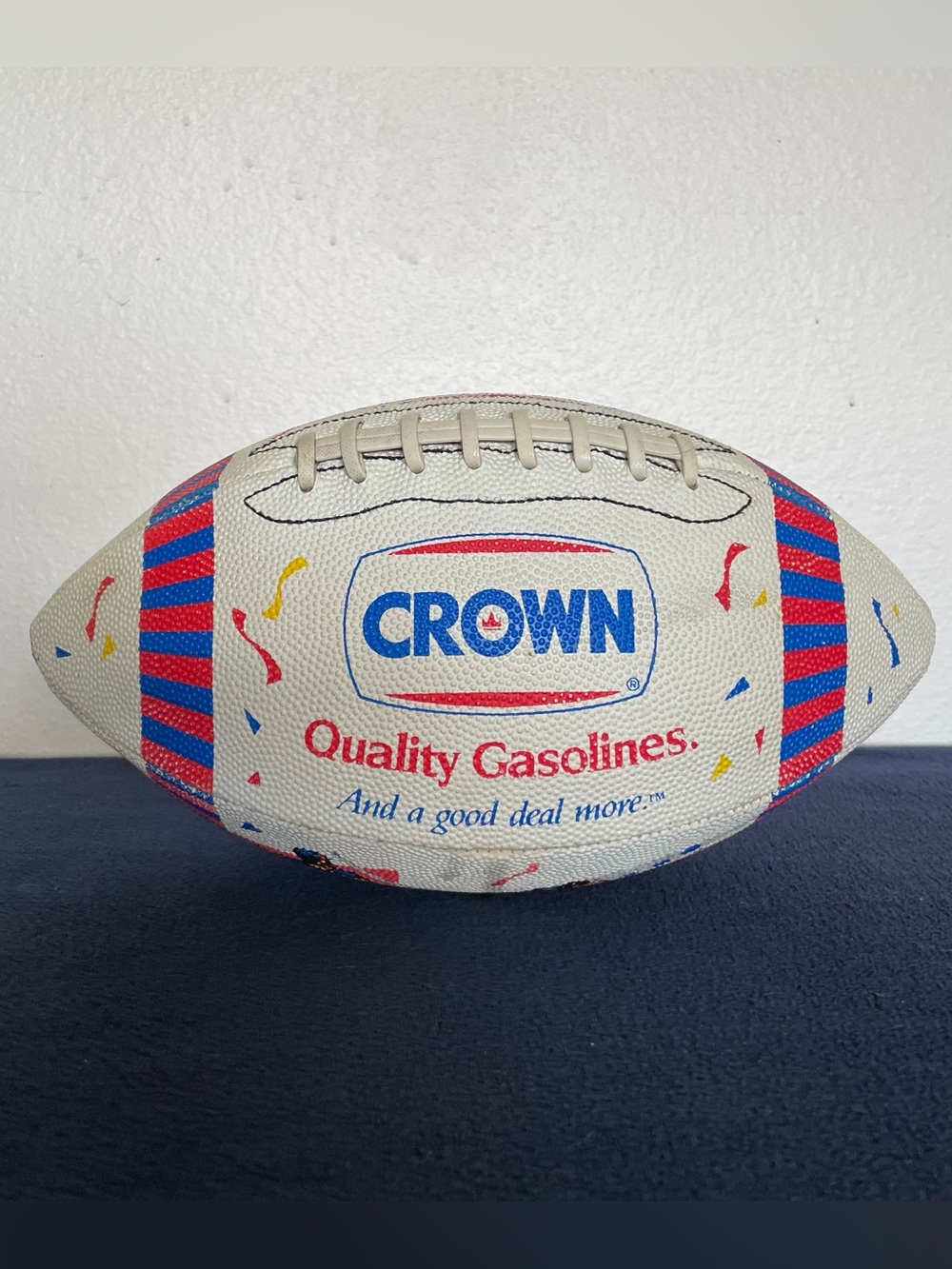Vintage Crown Quality Gasolines Football